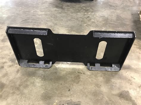 skid steer dpt attachment plate|skid steer adapter plates.